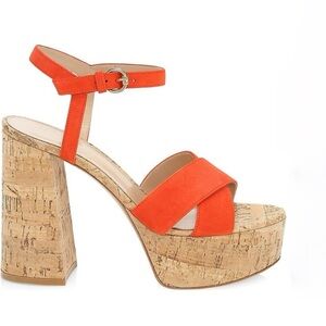 GIANVITO ROSSI Bebe Heeled platform Sandals